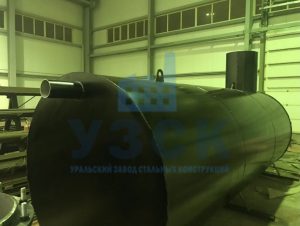 Резервуар горизонтальный стальной наземный в Санкт-Петербурге