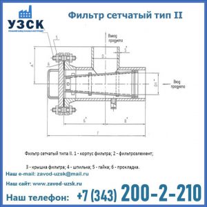 Фильтр сетчатый ФС по Т-ММ-11-2003 в Санкт-Петербурге