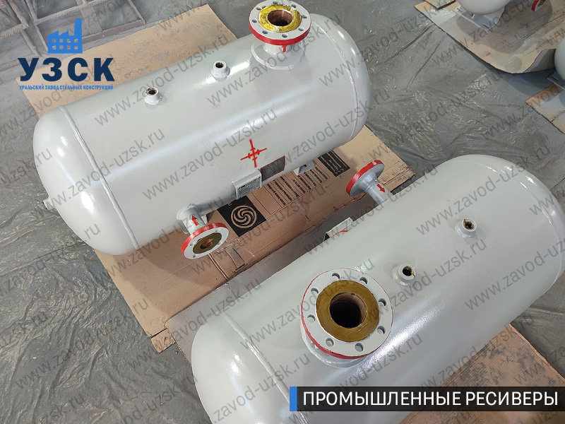 фотография промышленных ресиверовдля газа Санкт-Петербург