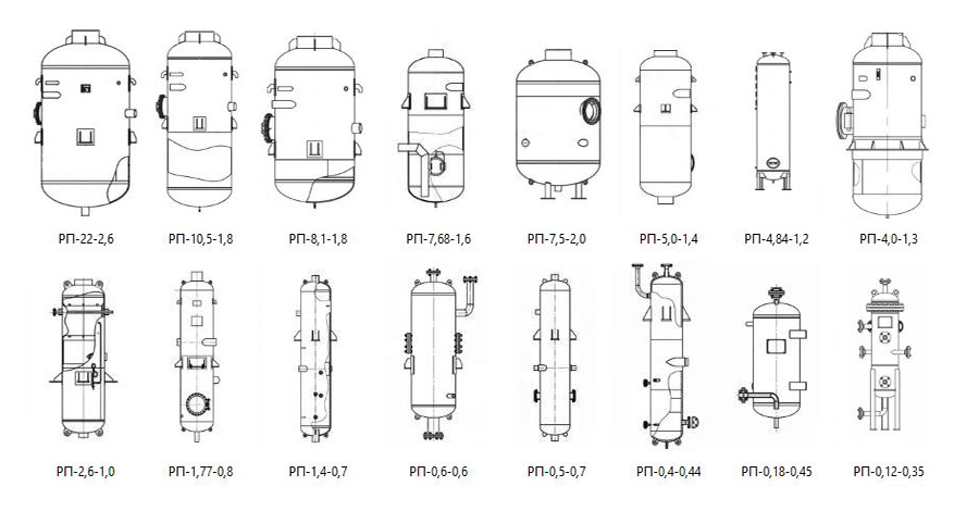 расширители продувки котлов, чертежи